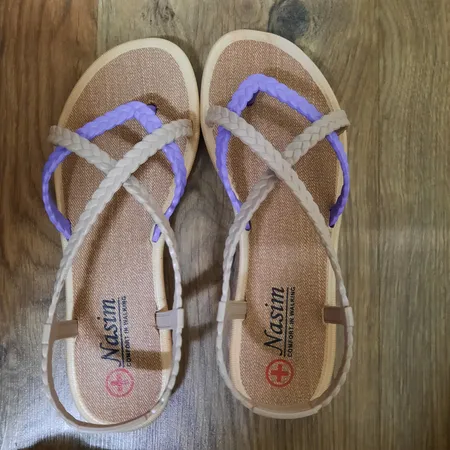 صندل رکابدار زنانه نسیم مدل هلن کد 2085