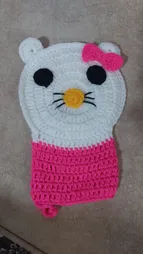 لیف حمام کودک طرح عروسکی مدل کیتی کد 03