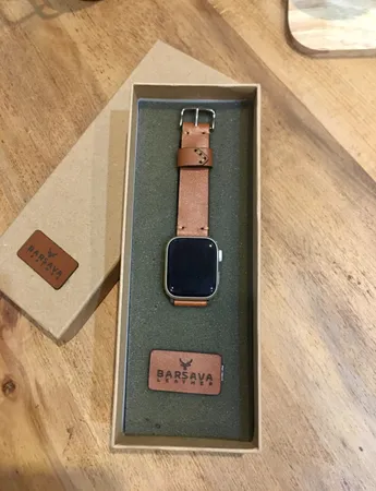 بند ساعت مچی چرم بارثاوا کد 3201