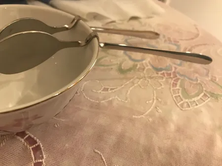 قاشق عسل خوری مدل دونا بسته 2 عددی