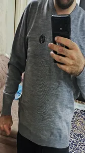 تجریه خرید پلیور مردانه تریکو پاییزان مدل P700 ملانژ