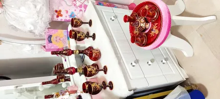 چراغ گرد سوز مدل K900 بسته 2 عددی به همراه جا شمعی