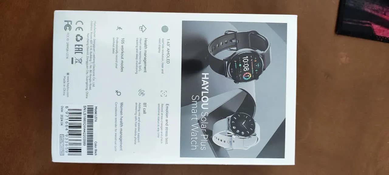 ساعت هوشمند 45 میلی متری هایلو مدل Solar Plus با بند سیلیکونی