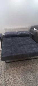 تجریه خرید مبل تختخواب شو 1 تکه 2 نفره اورنگ مدل زیرهم رو دسته فلزی