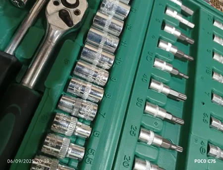 آچار بکس توتال مدل TGREEN مجموعه 46 عددی