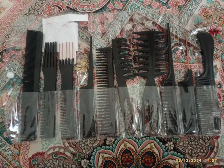 ست شانه مو سافاری کد 31282 بسته 10 عددی