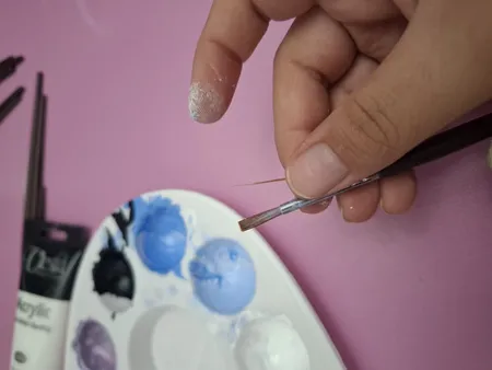 قلم مو گرد خرم کد 555 مجموعه 10 عددی