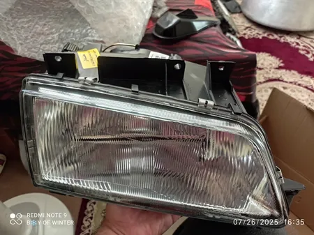 چراغ جلو راست شیشه ایرانی گروه پژوهش صنعت مدرن کد 55 مناسب برای پژو 405