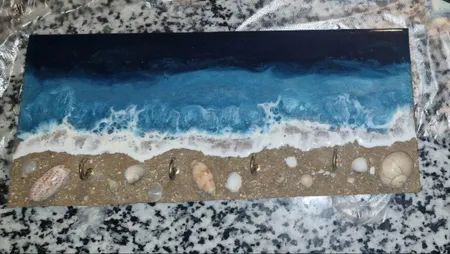 رنگ پودری صدفی رزین اپوکسی کد H-23 حجم 15میلی لیتر