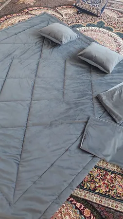 سرویس خواب مدل مخمل کالیفرنیا دو نفره 8 تکه