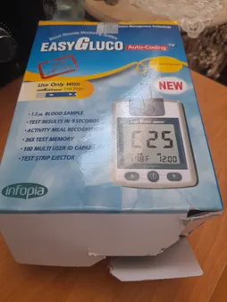 تست قند خون اینفوپیا مدل EasyGluco