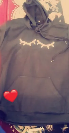 هودی زنانه طرح چشم کد 17099BW