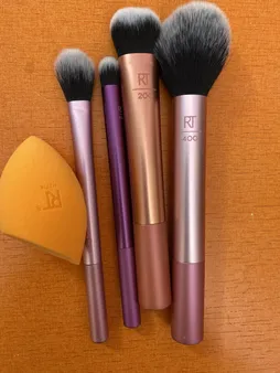 ست برس و پد آرایشی ریل تکنیکس کد 01786 بسته 5 عددی