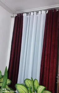 تجریه خرید پرده مدل پانچ حریر ساده مات سایز 300x280 سانتیمتر