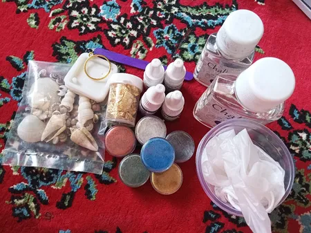 بسته کار با رزین اپوکسی چلیپا مدل Starter Kit مجموعه 22 عددی
