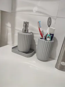 تجریه خرید ست سرویس بهداشتی 6 پارچه همارا مدل پدالی زبرا