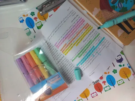 ماژیک علامت گذار هرون مدل پاستلی مجموعه 6 عددی