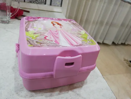 ظرف غذا 3 تکه کودک هوبی لایف مدل پرنسس