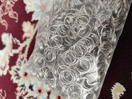 حلقه کریستال لوستر آریا کریستال مدل HL-200G مجموعه 1200 عددی