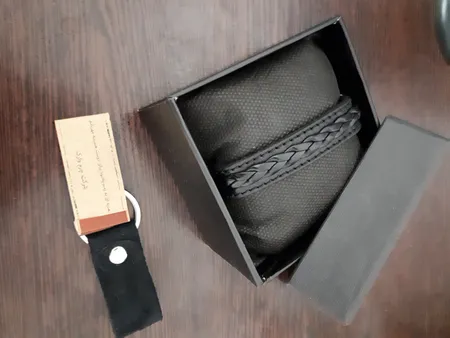 دستبند چرم وارک مدل حامی کد rb240