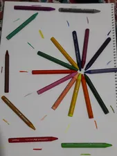 تجریه خرید مداد شمعی 24 رنگ مپد کد 70144