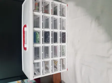 فایل کشویی مدل کریستالی 20 کشو 4 طبقه صادراتی