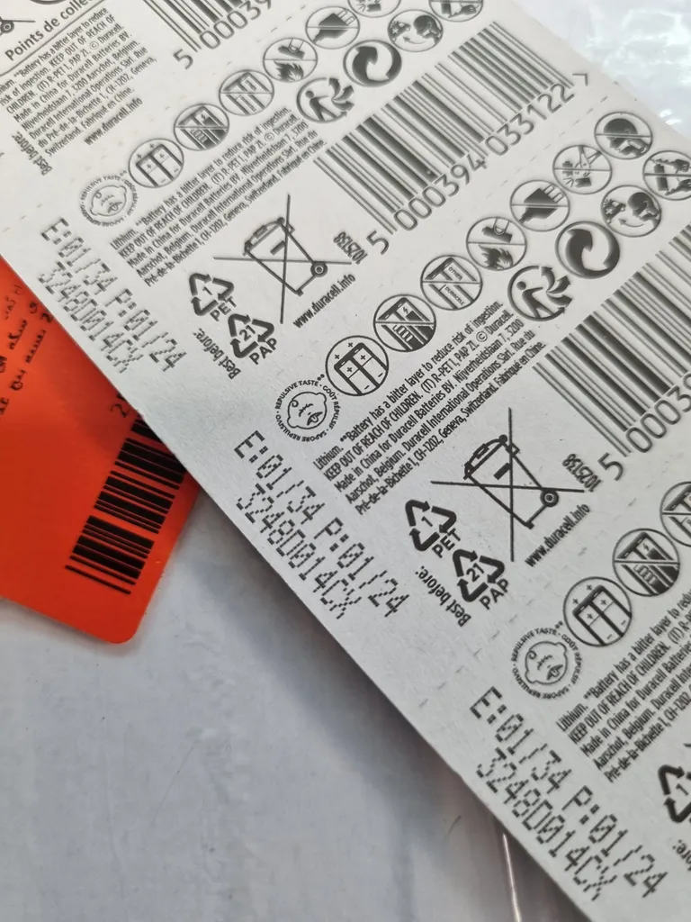 باتری سکه ای دوراسل مدل CR - 2032 بسته پنج عددی