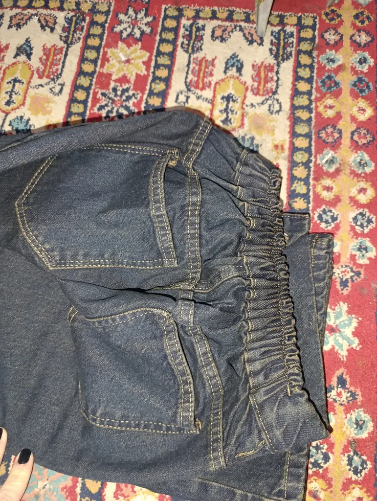 شلوار جین زنانه مدل واید بگ کد 4368