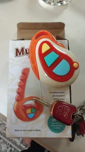 تجریه خرید اسباب بازی طرح جاکلیدی موزیکال باتری خور مدل SMART REMOTE