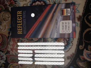 تجریه خرید برچسب شبرنگ کلاه دوچرخه رفلکتر مدل 10P7Y