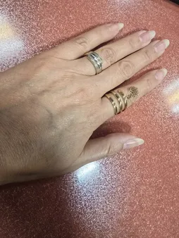 انگشتر طلا 18 عیار زنانه جواهری سون مدل 3246