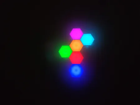 چراغ شش ضلعی مدل Smart RGB
