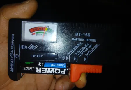 تستر باتری مدل BT-168 کد RT