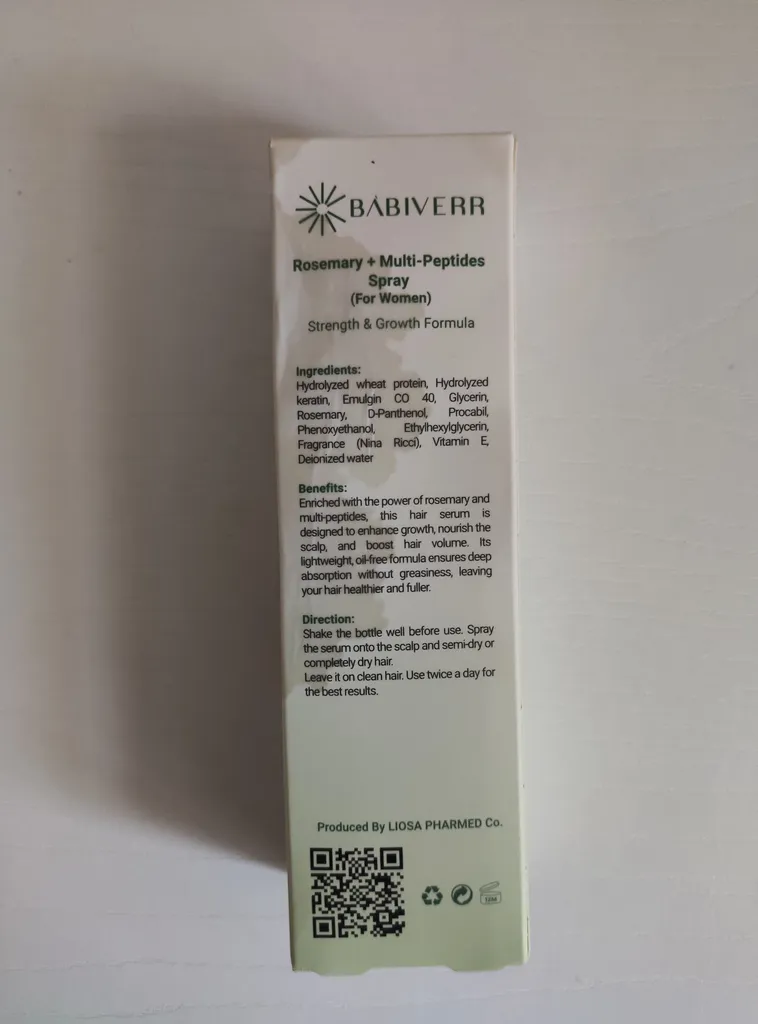 اسپری تقویت کننده مو باب ایور مدل مولتی پپتاید و رزماری مناسب برای انواع مو حجم 100 میلی لیتر