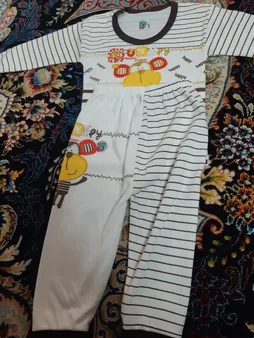 ست تی شرت و شلوار نوزاد کد 7777GH