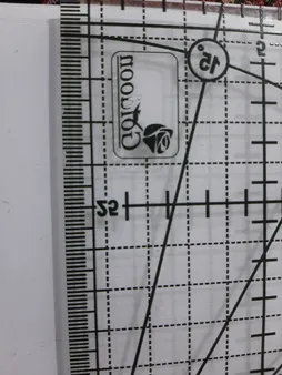 خط کش 30سانتی متری گلدون طرح الفا کد G 3015