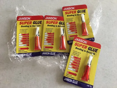 چسب قطره ای رازی مدل Super Glue حجم 3 میلی لیتر بسته 4 عددی