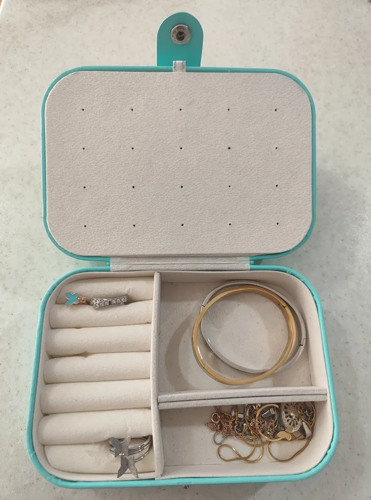 جعبه جواهرات مدل مسافرتی چرمی