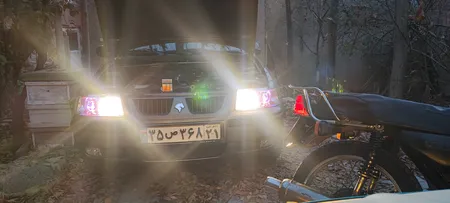 لامپ خودرو شاینی ولف مدل هفت رنگ H7 100W 12V بسته دو عددی