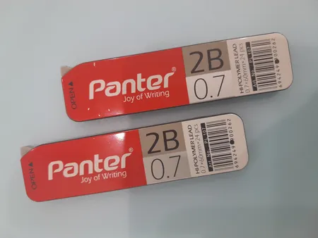 نوک مداد نوکی 0.7 میلی متری پنتر مدل Hi-Polymer بسته 2 عددی