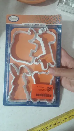 کاتر شیرینی پزی نسکو مدل حیوانات بسته 4 عددی