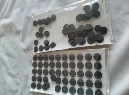 ضربه گیر کابینت مدل SD بسته 50 عددی قطر 1 سانت و پشت چسب دار