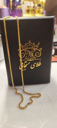 زنجیر طلا 18 عیار زنانه طلای مستجابی مدل میرو  کد Zb45