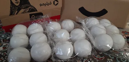 توپ پینگ پنگ کد 012 بسته 6 عددی