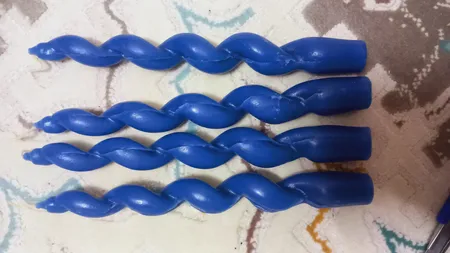 شمع مدل قلمی پیچ بسته 4 عددی