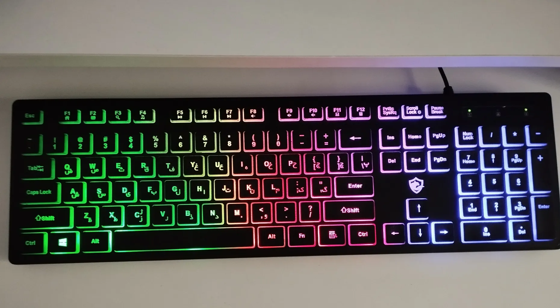 کیبورد گیمینگ بیاند مدل BGK-2010 سوئیچ ممبران، Full-Size، نورپردازی RGB