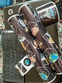 استیکر لپ تاپ کد sp-ace03 به همراه برچسب حروف فارسی کیبورد