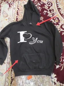 تجریه خرید سویشرت زنانه طرح پروانه کد F56 رنگ سرمه ای