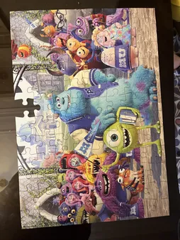 پازل 100 تکه مدل کارخانه هیولا ها کد 03506