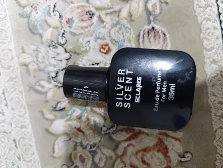 عطر جیبی مردانه اسکلاره مدل Silver Scent با رایحه گرم و تند حجم 35 میلی لیتر